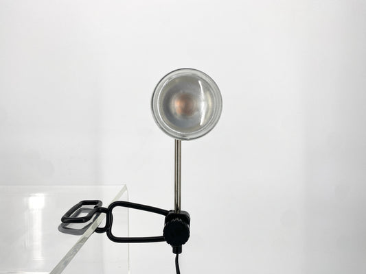 Kaiser Klemmleuchte 3100, ohne Schalter, in schwarz aus den 80er Jahren