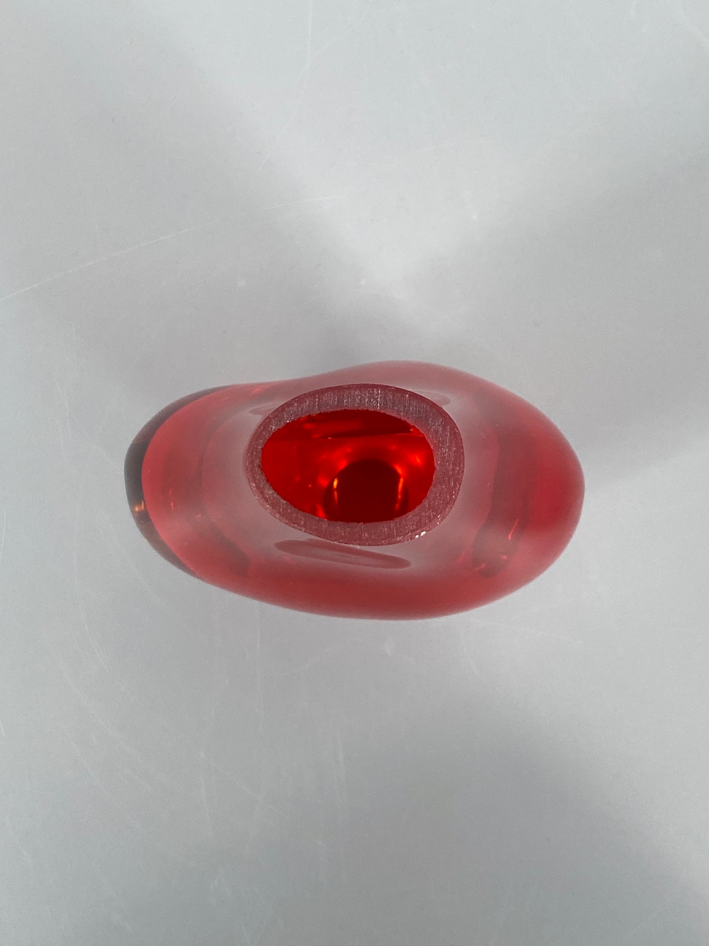 Muranoglas Vase Sommerso, Italien