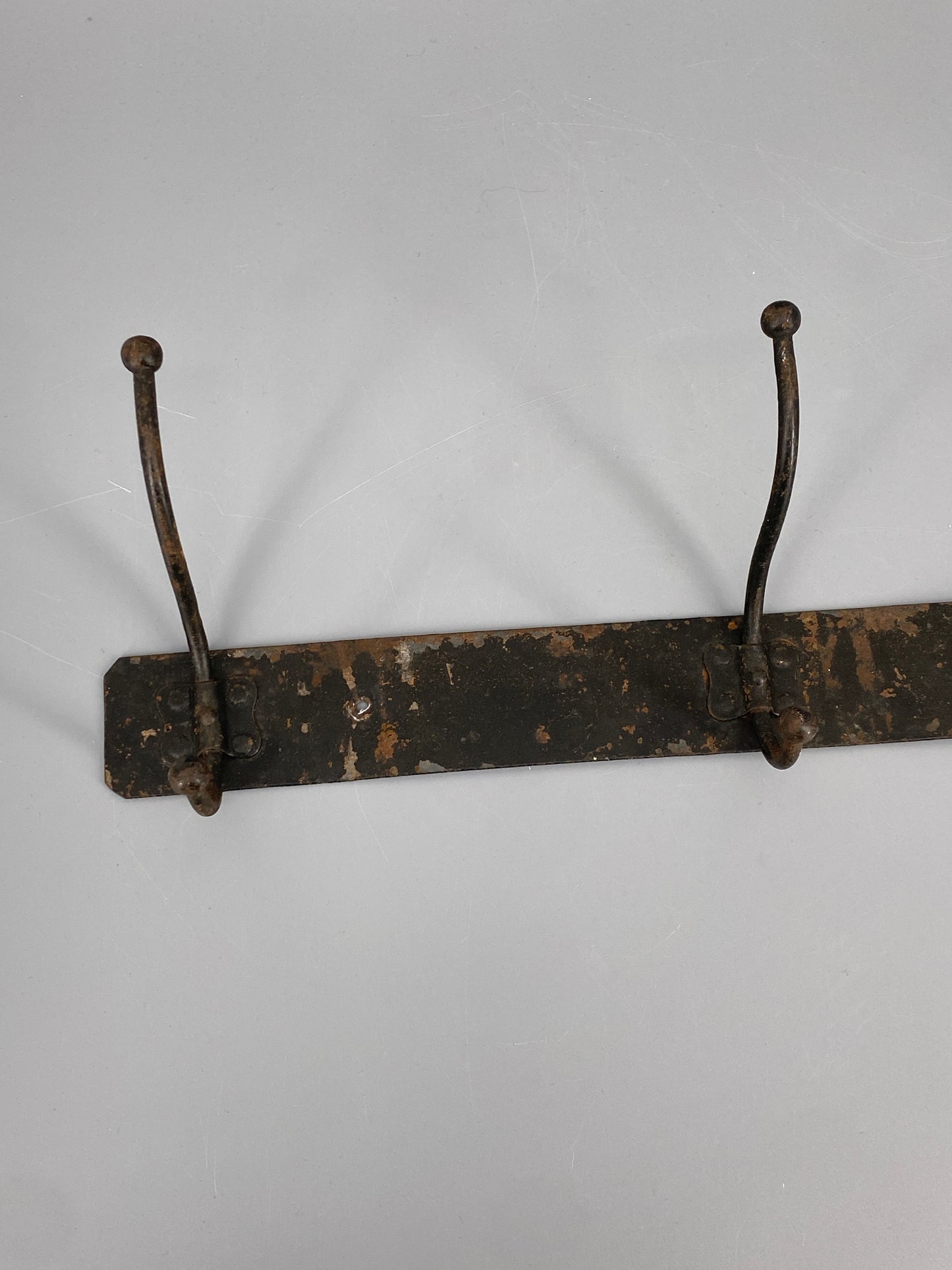 Wandgarderobe mit 3 Haken, vintage