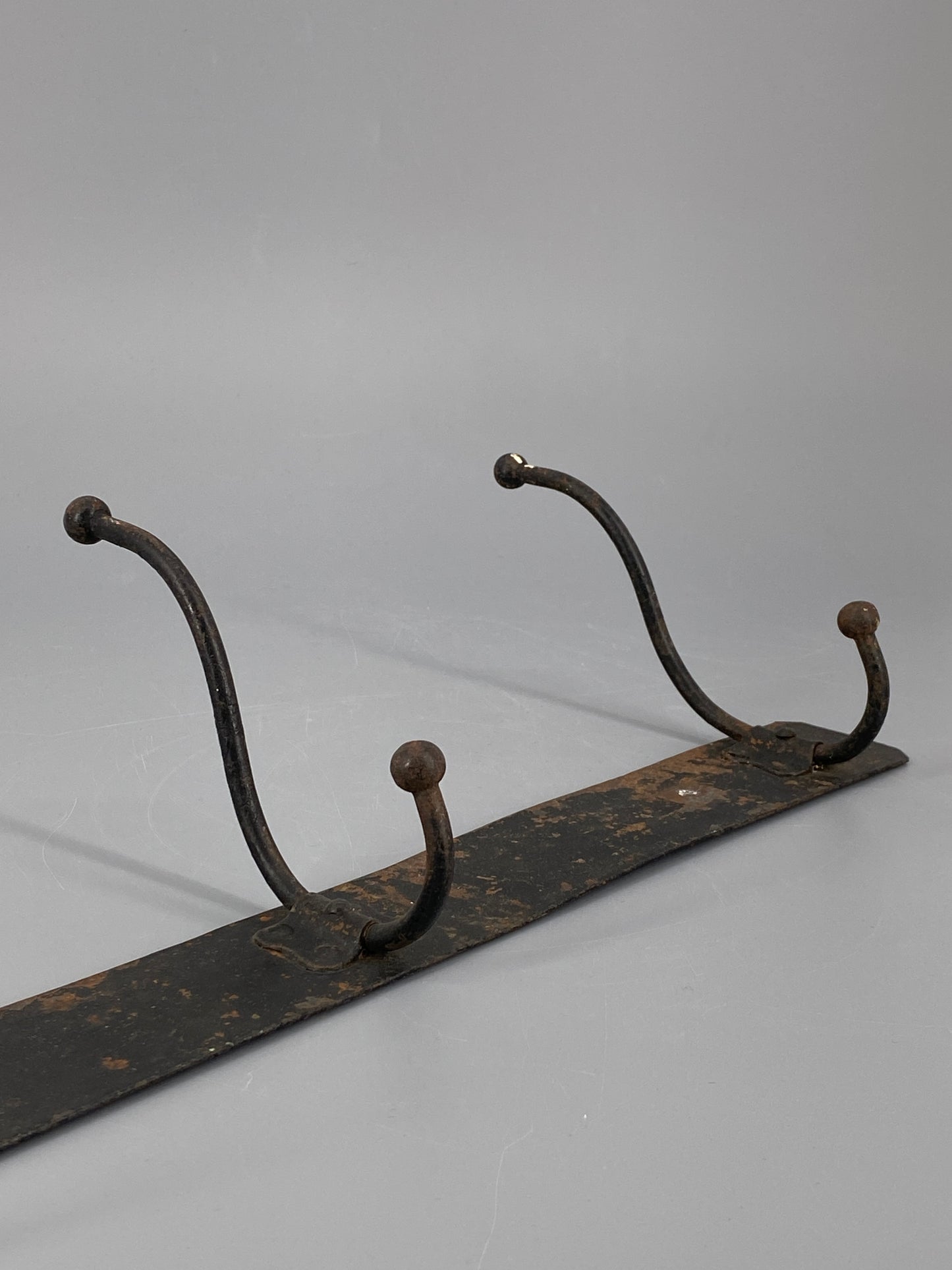 Wandgarderobe mit 3 Haken, vintage