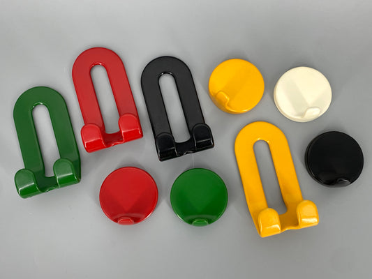 Mid Century Garderobenhaken Set, Deutschland, 60er