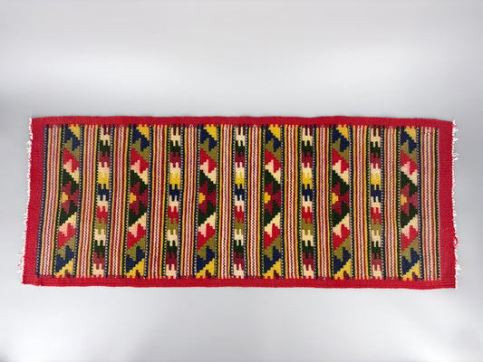 Kleiner Läufer mit geometrischem Muster, 1970