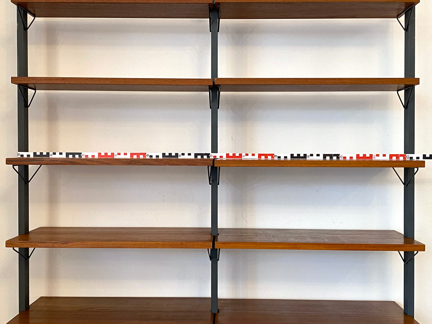 Bücherregal-Set von dem hochwertigem Regalsystem der Firma Pira Schweden, 50/60er