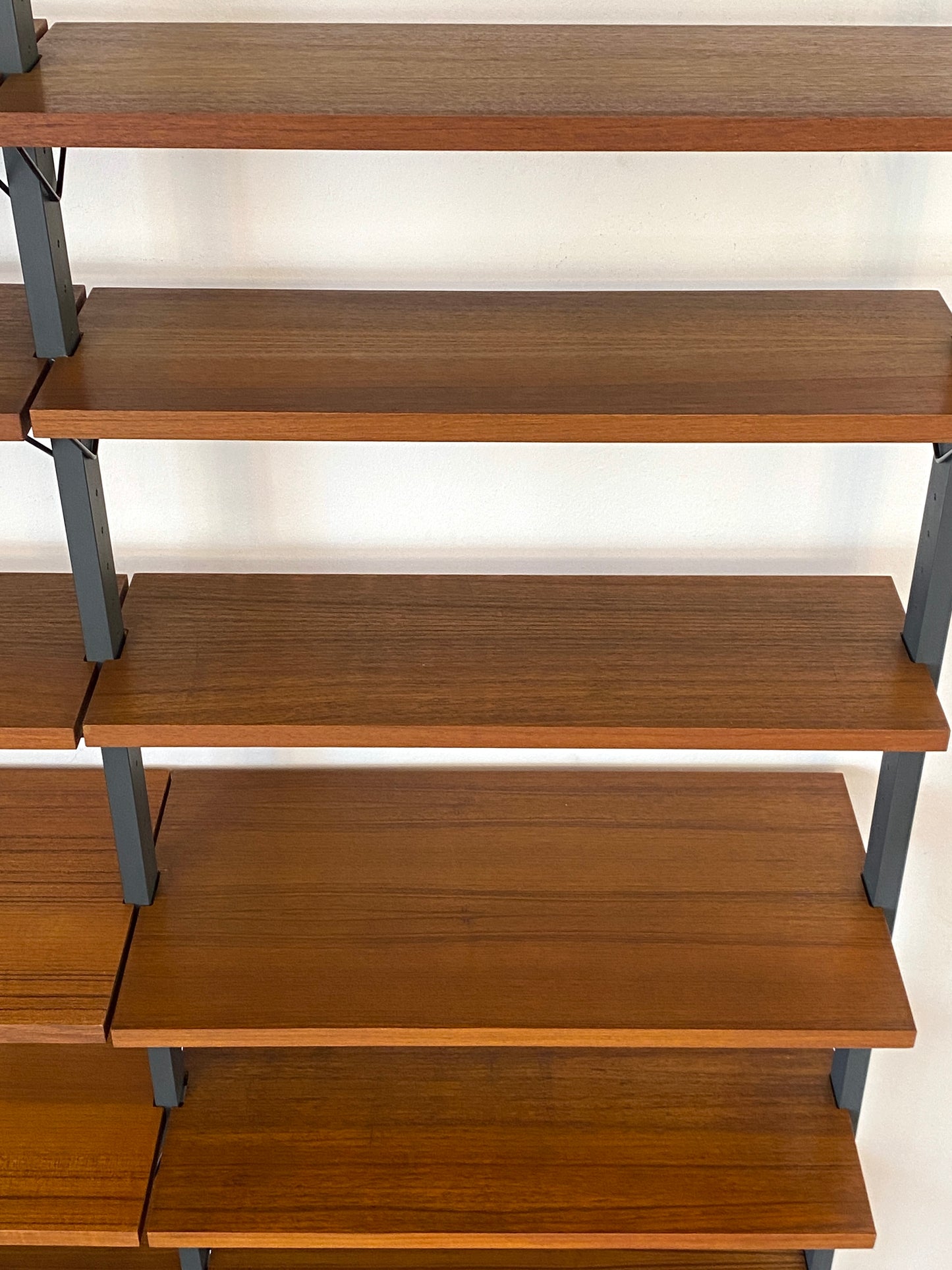 Bücherregal-Set von dem hochwertigem Regalsystem der Firma Pira Schweden, 50/60er