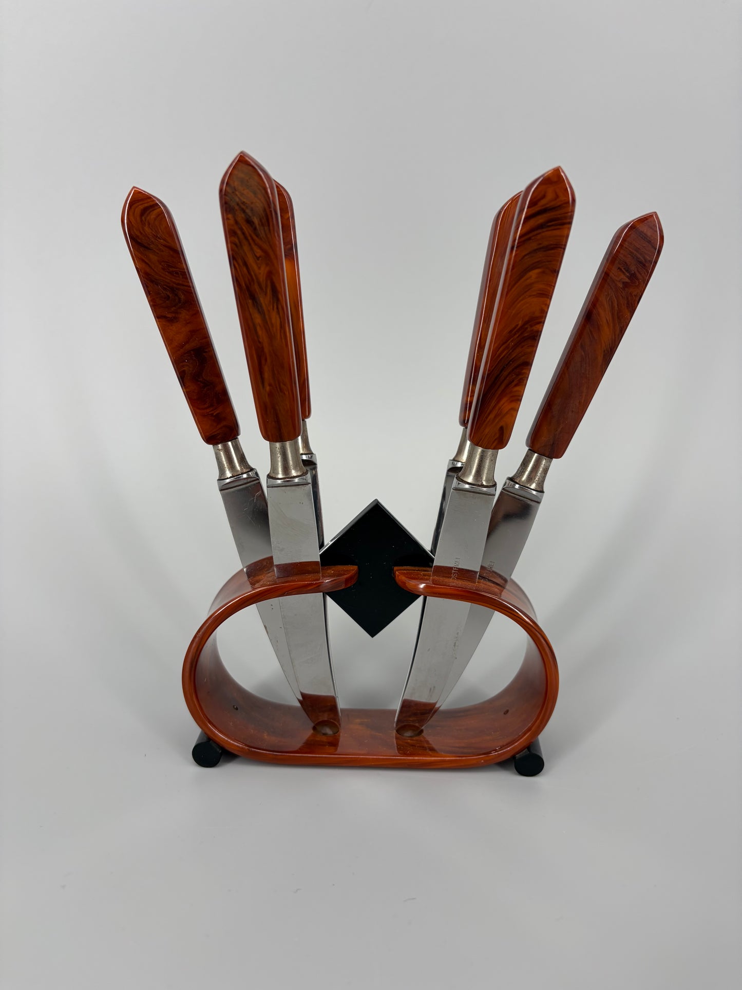 Art Deco Messer Set aus Bakelit um 1920