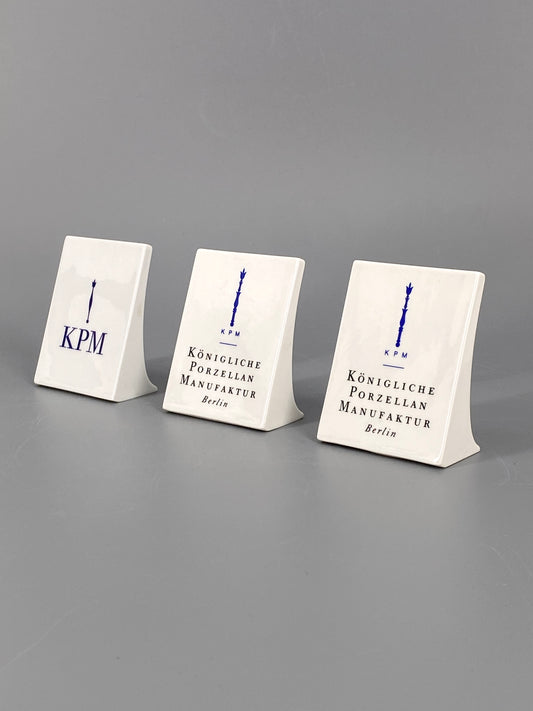 3 KPM Aufsteller aus Porzellan, Berlin