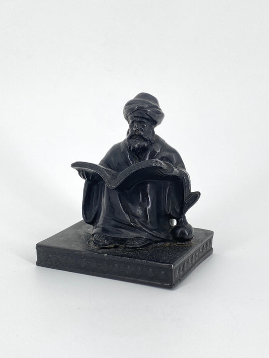 Kleine Metall Skulptur Copyright L.V.Aronson 1923