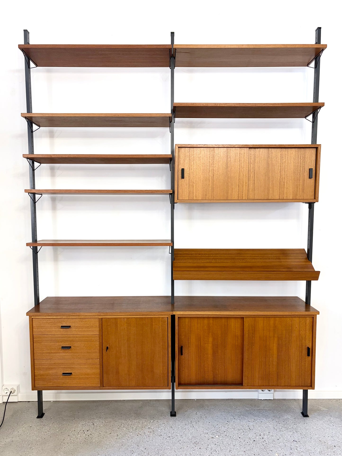Mid Century Design Regalsystem aus Teakholz von Olof Pira für Pira Sweden, 1960er