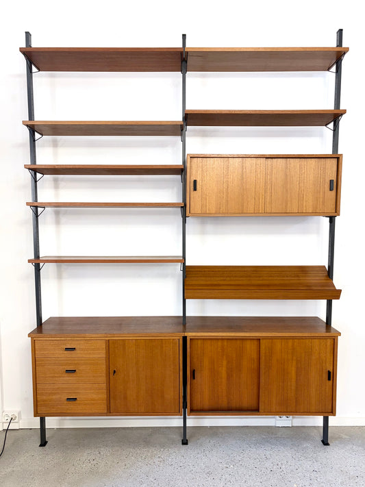 Mid Century Design Regalsystem aus Teakholz von Olof Pira für Pira Sweden, 1960er