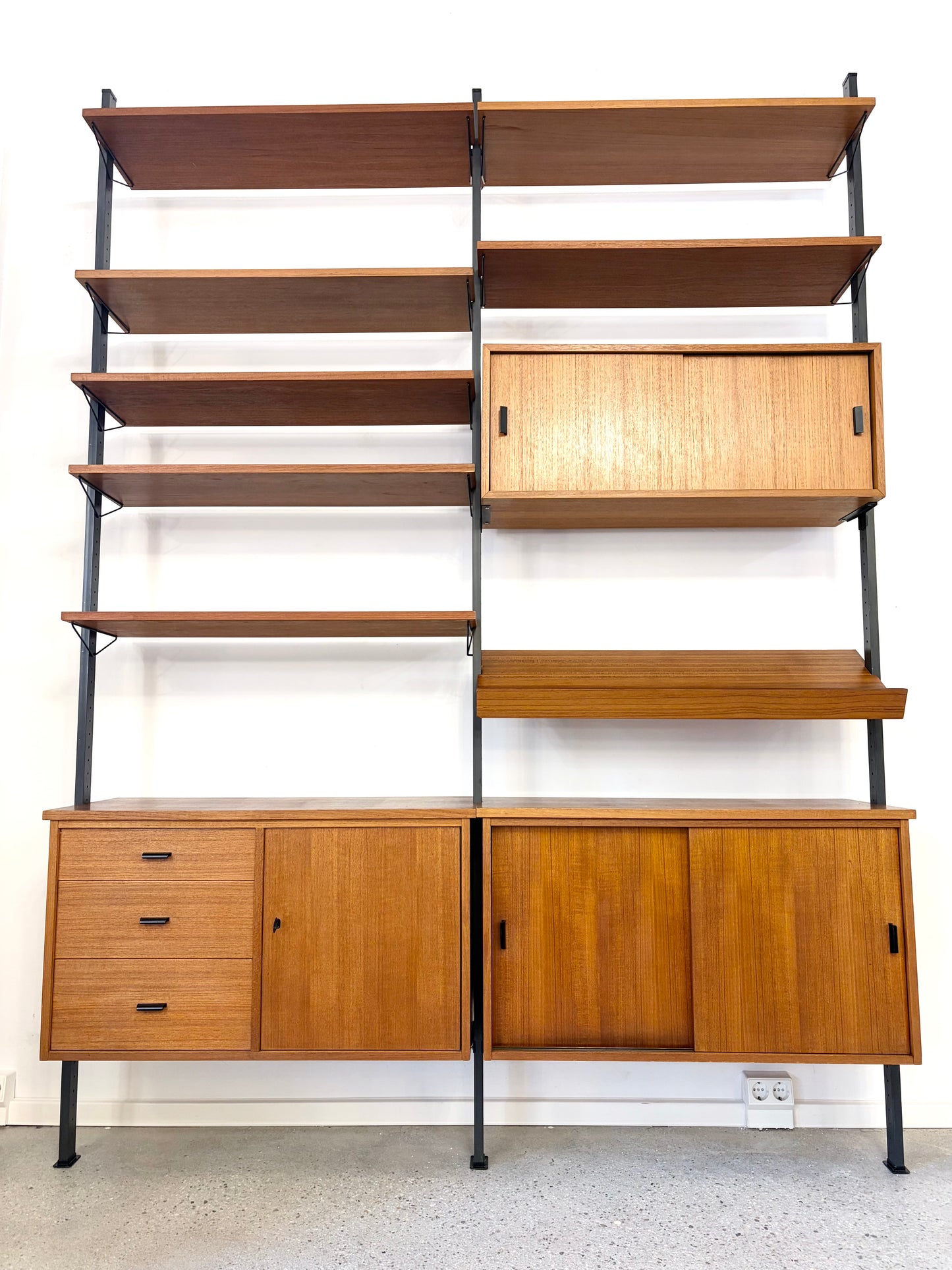 Mid Century Design Regalsystem aus Teakholz von Olof Pira für Pira Sweden, 1960er