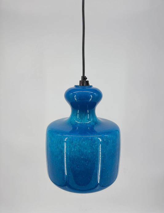 Hängelampe von Peill & Putzler aus Glas, 60er