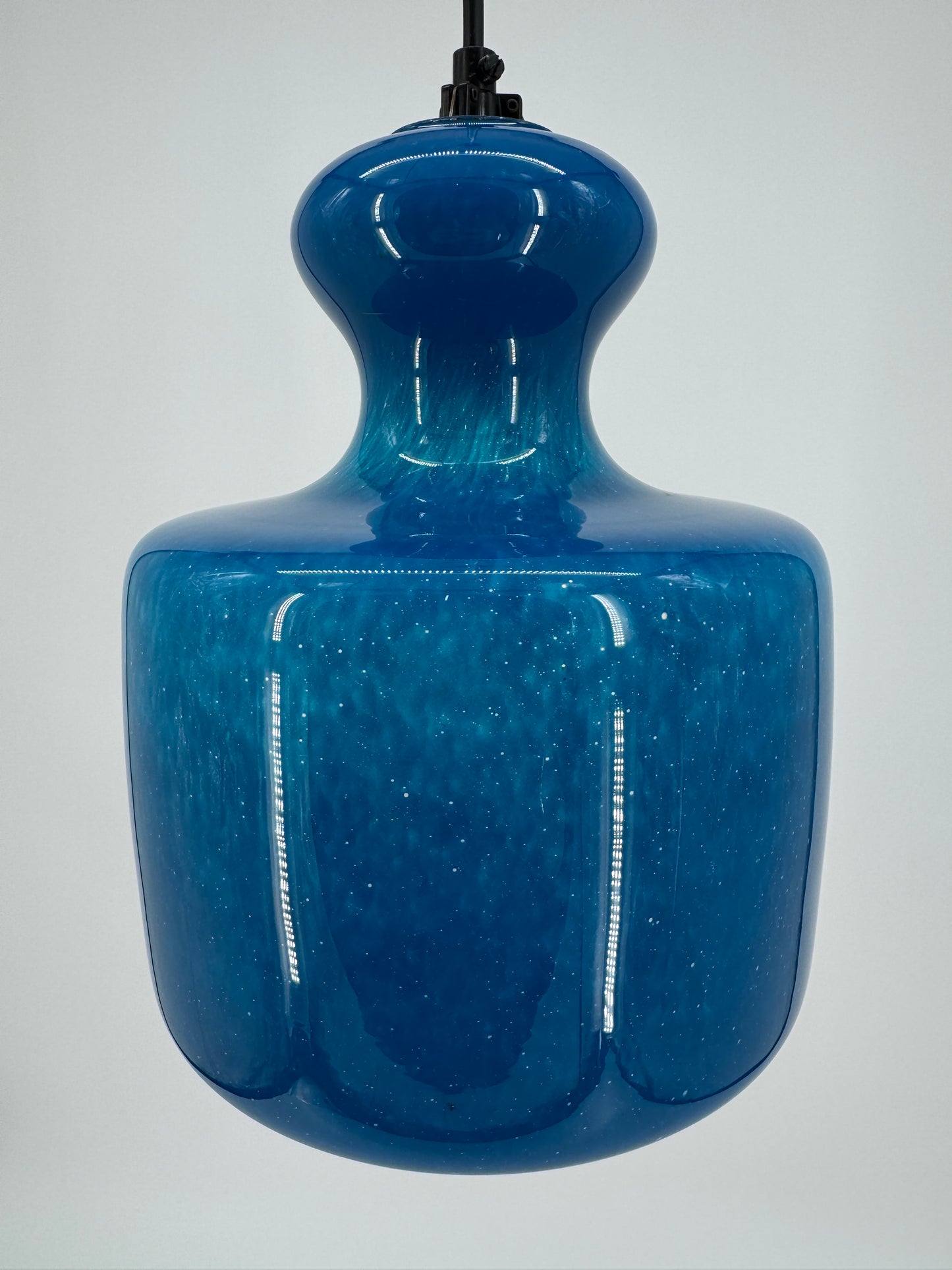 Hängelampe von Peill & Putzler aus Glas, 60er