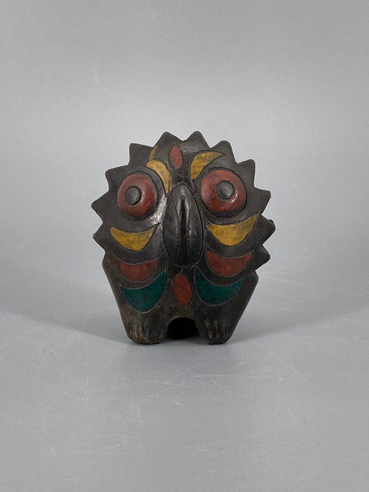 kleine Keramik Eulenfigur, Mexiko