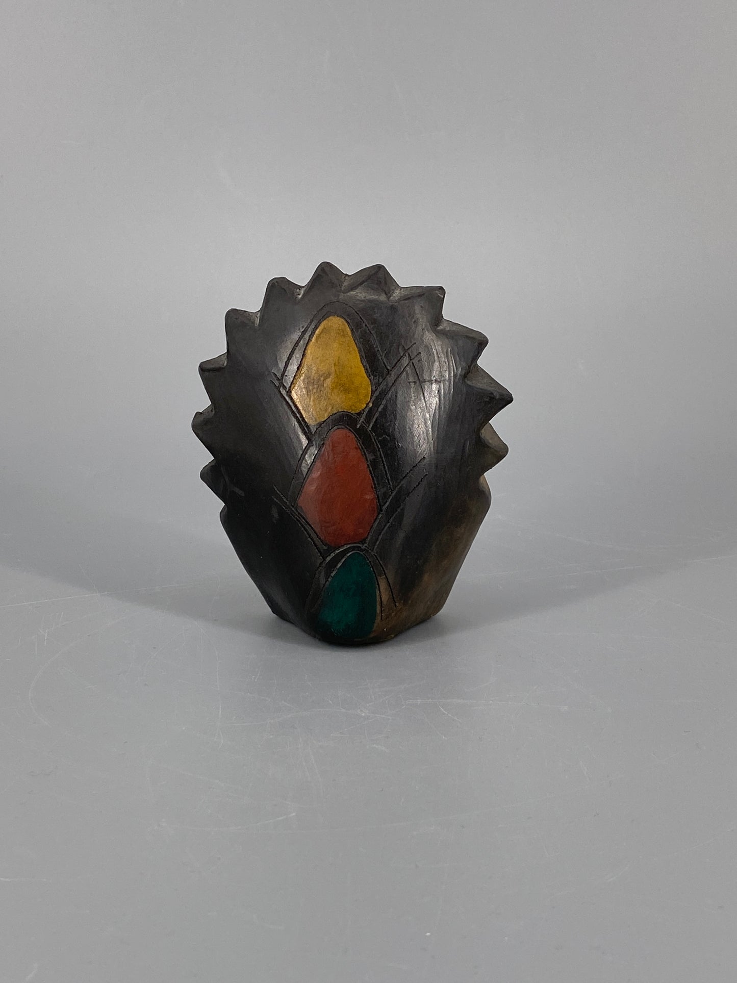 kleine Keramik Eulenfigur, Mexiko