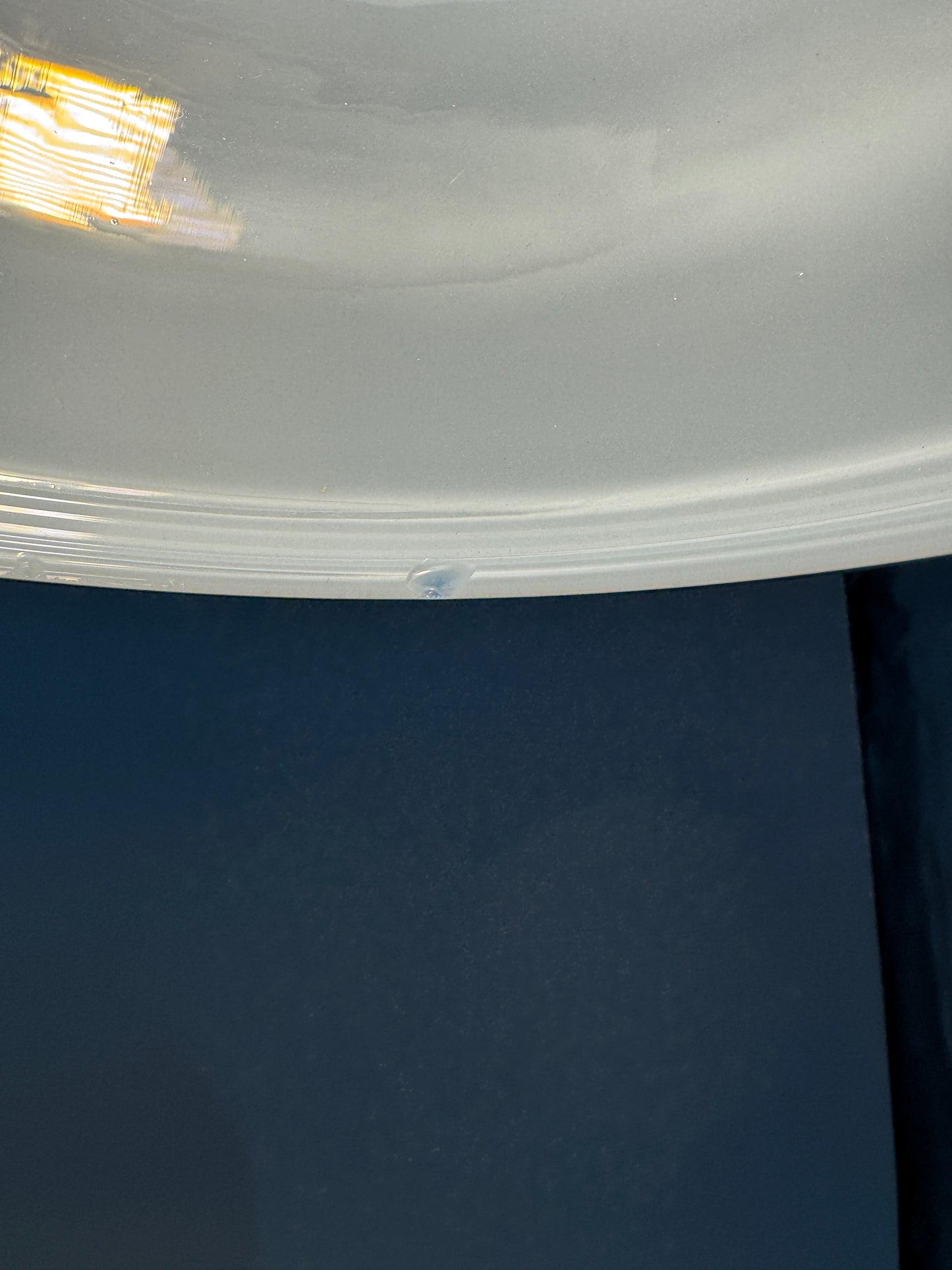 Hängelampe von Peill & Putzler aus Glas, 60er