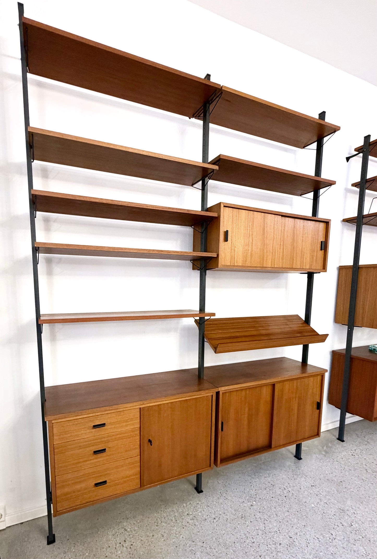 Mid Century Design Regalsystem aus Teakholz von Olof Pira für Pira Sweden, 1960er