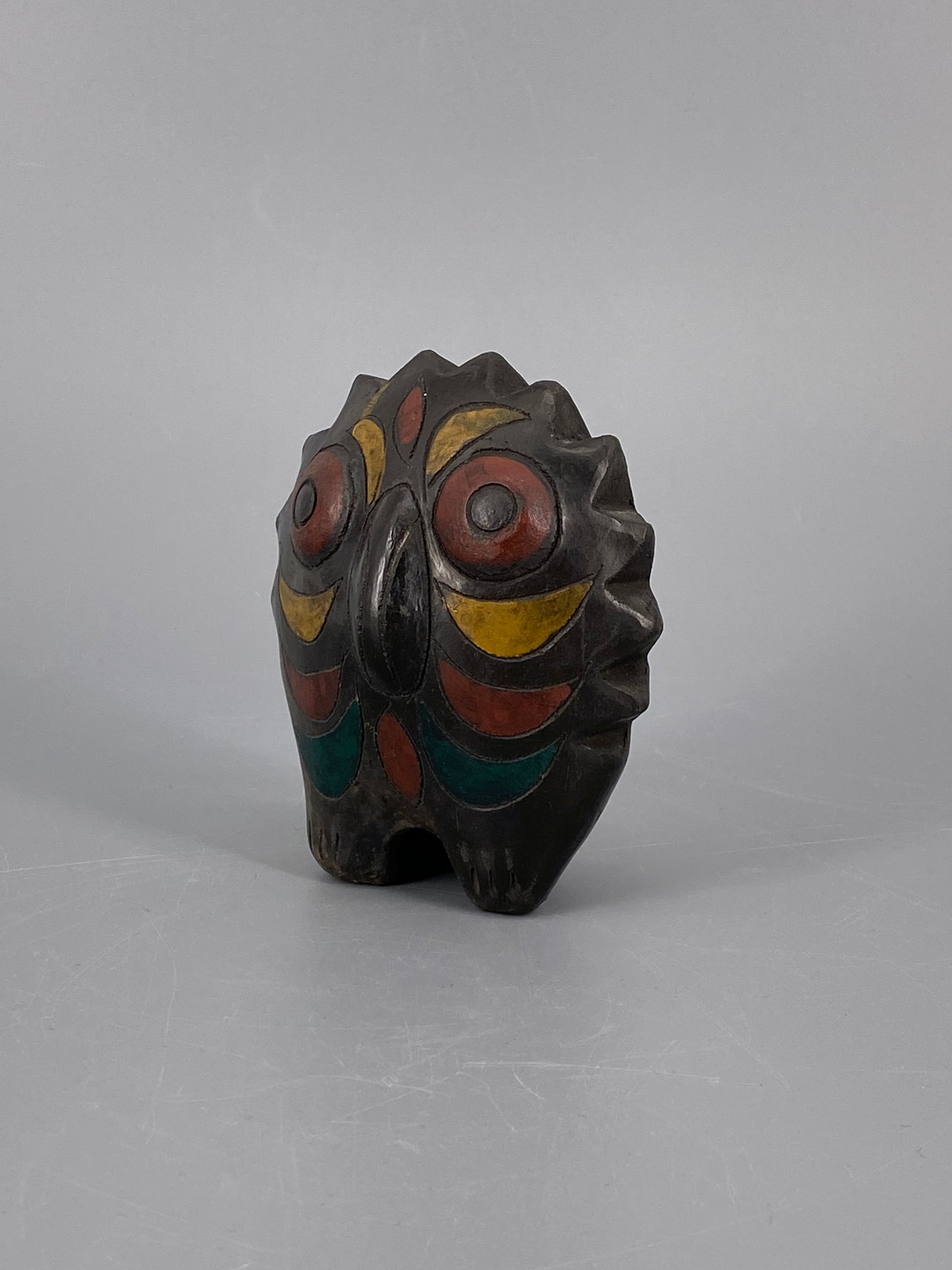kleine Keramik Eulenfigur, Mexiko