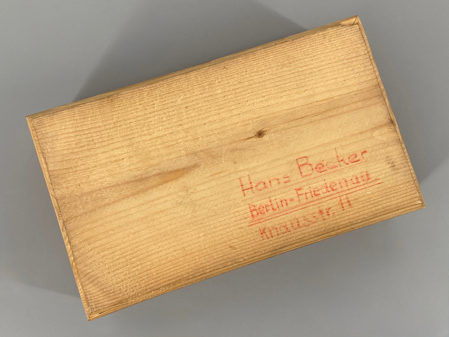 Vintage Set Schachfiguren in Schatulle, König 7,6 cm