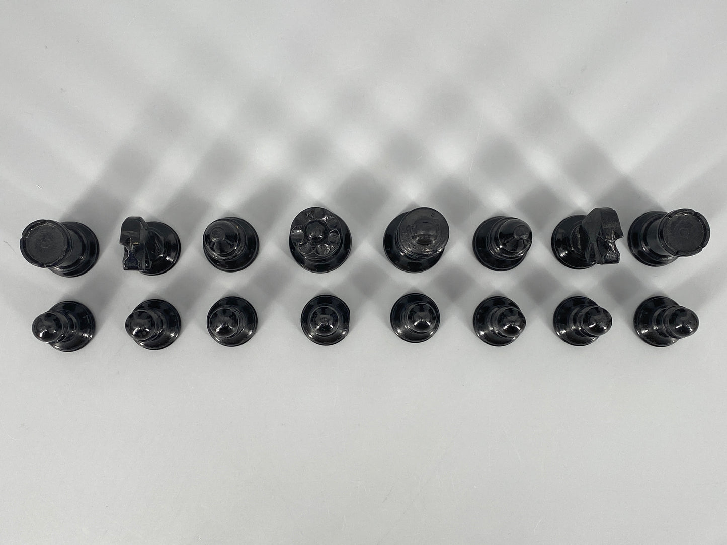 Vintage Set Schachfiguren in Schatulle, König 8,5 cm