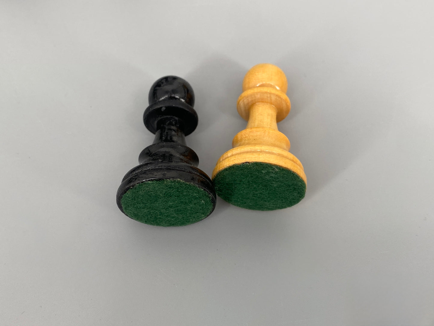 Vintage Set Schachfiguren in Schatulle, König 8,5 cm