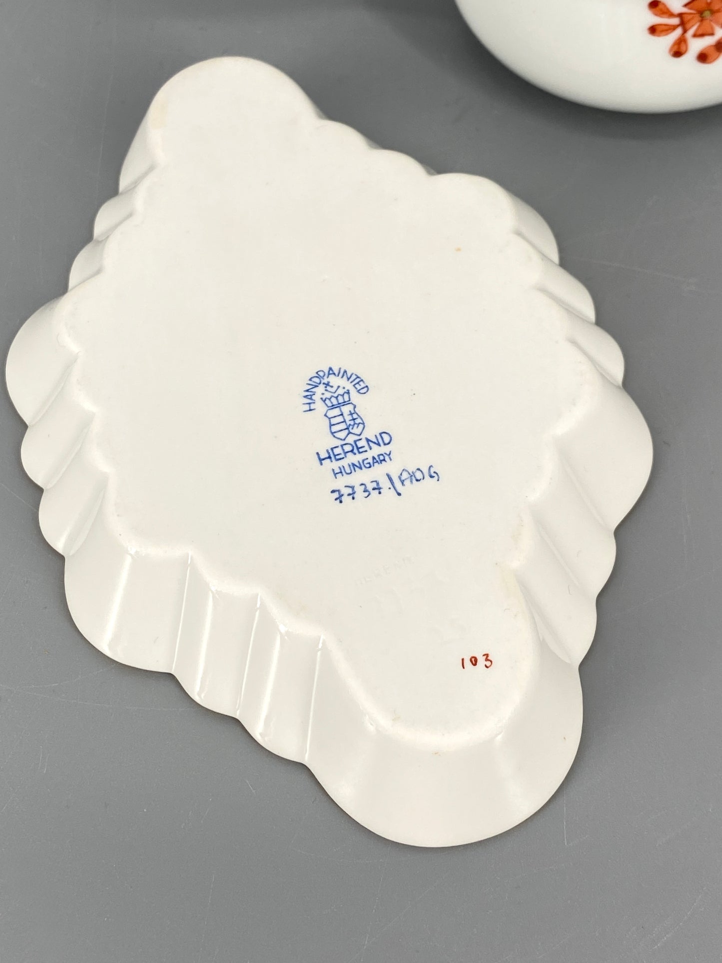 Herend Apponyi Porzellan Tasse und Schale, Ungarn, 30er