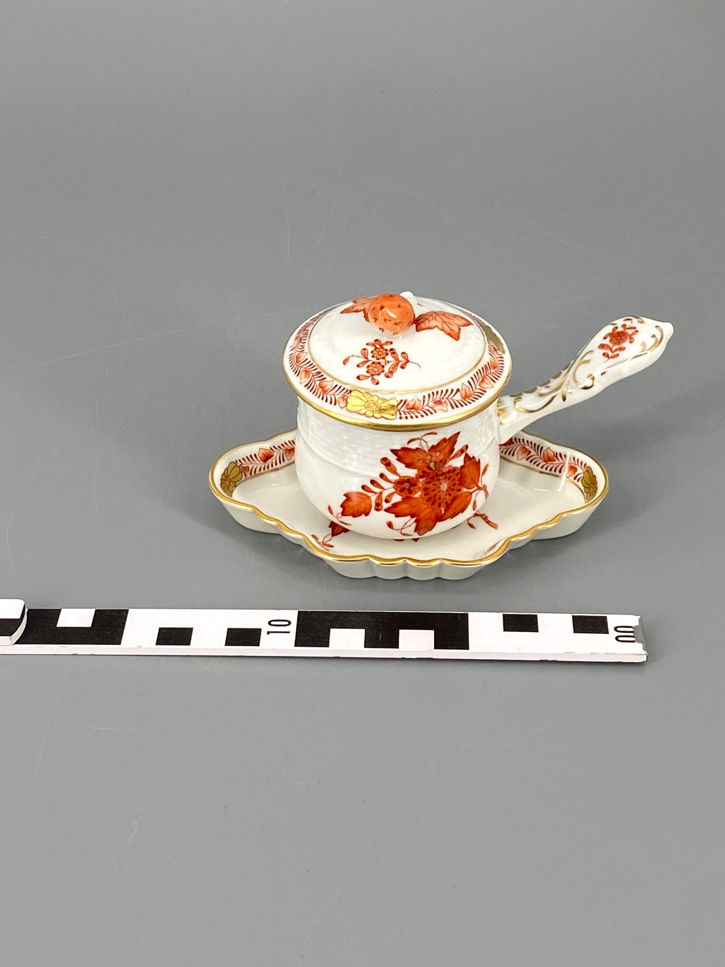 Herend Apponyi Porzellan Tasse und Schale, Ungarn, 30er