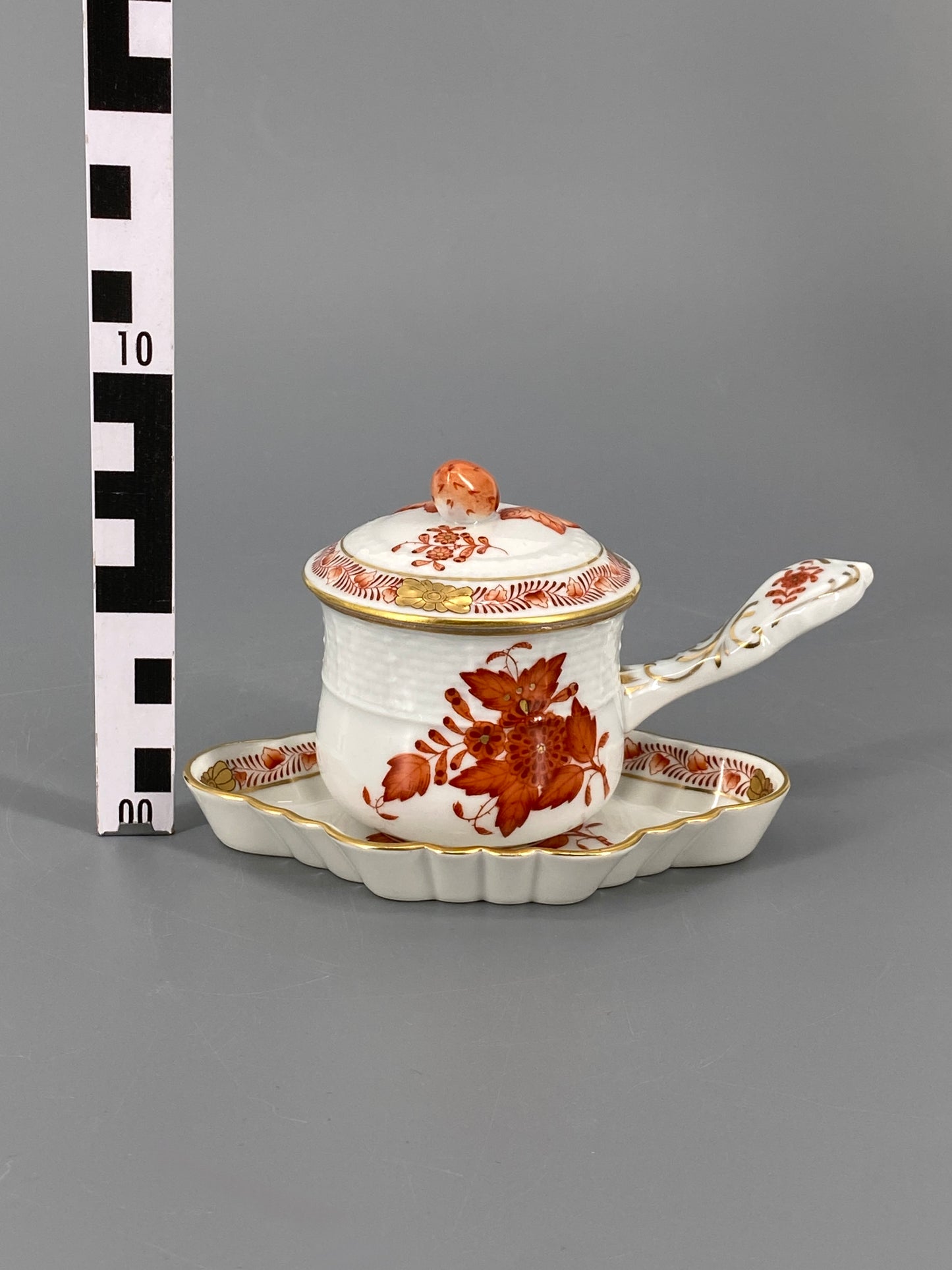 Herend Apponyi Porzellan Tasse und Schale, Ungarn, 30er
