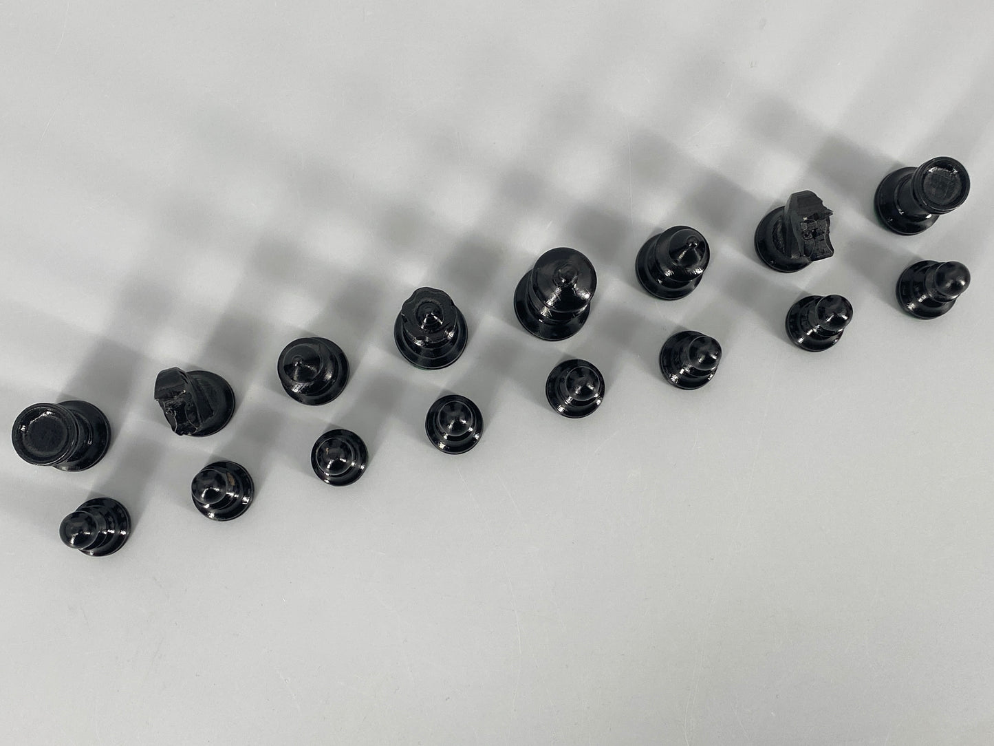 Vintage Set Schachfiguren in Schatulle, König 6,2 cm