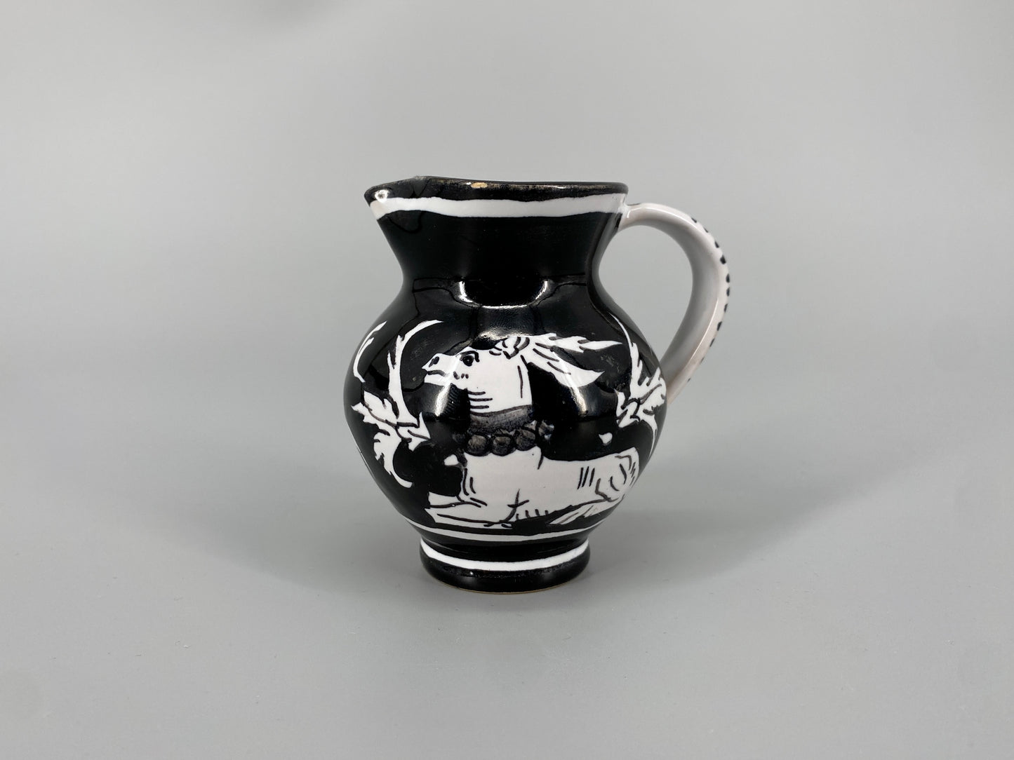Set aus drei kleinen Keramikkrügen, Italien u.a. , 1960er