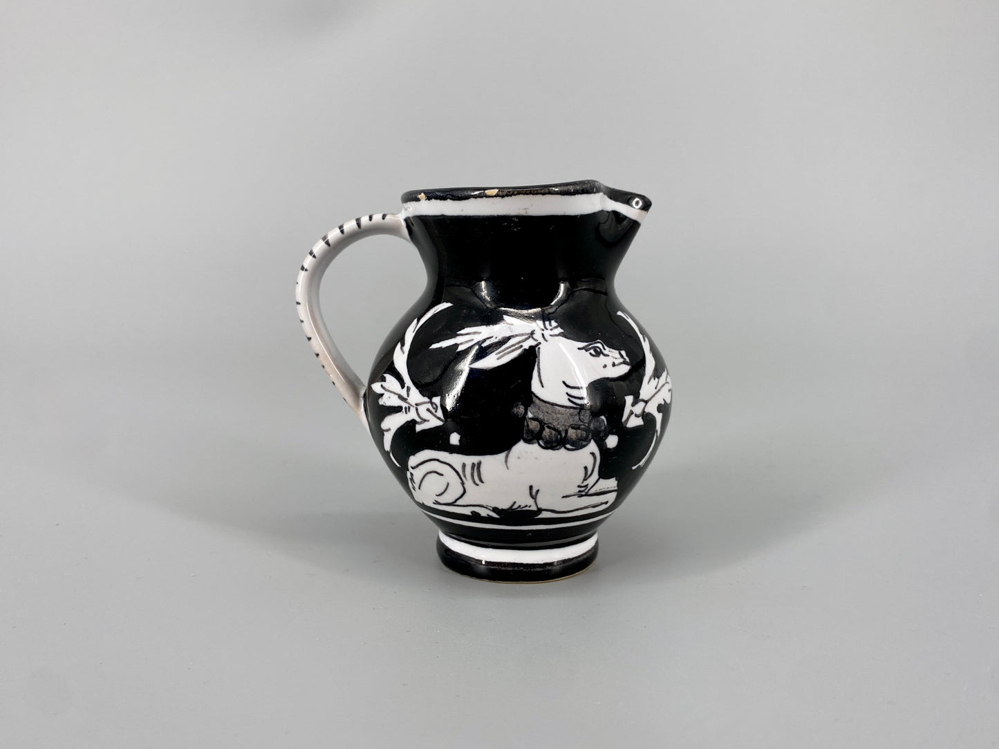 Set aus drei kleinen Keramikkrügen, Italien u.a. , 1960er