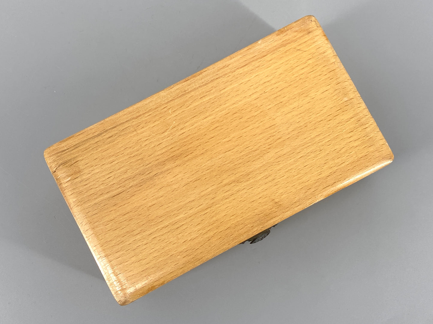 Vintage Set Schachfiguren in Schatulle, König 6,2 cm