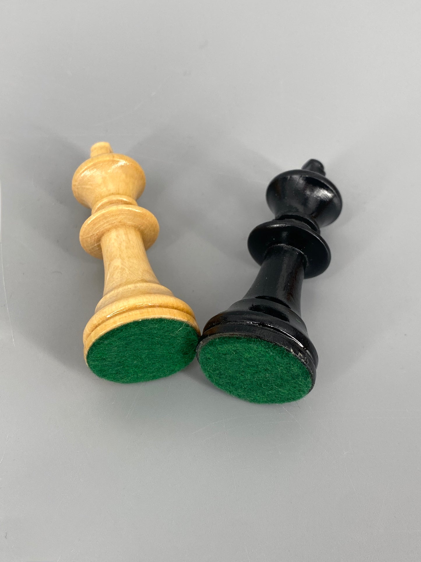 Vintage Set Schachfiguren in Schatulle, König 6,2 cm