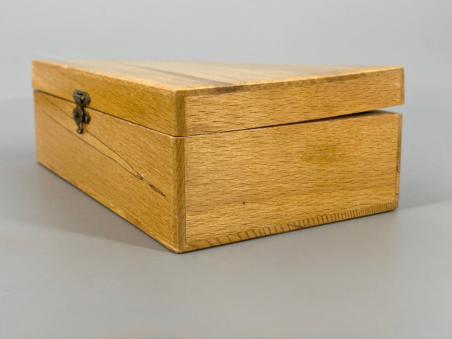 Vintage Set Schachfiguren in Schatulle, König 6,6 cm