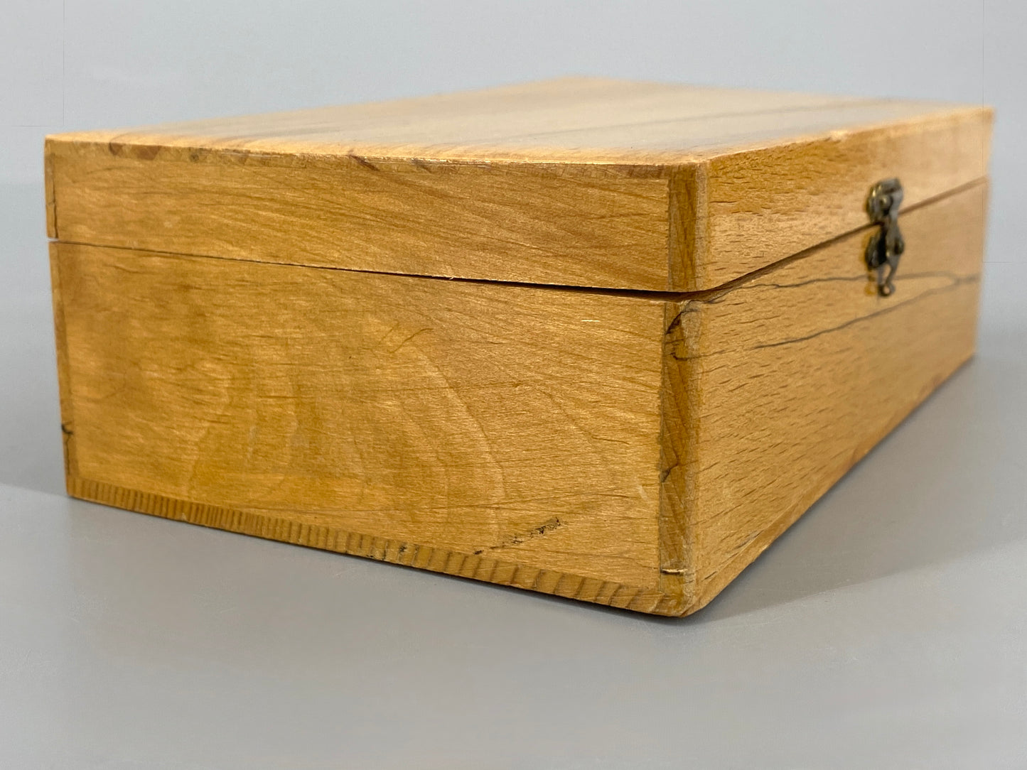 Vintage Set Schachfiguren in Schatulle, König 6,6 cm