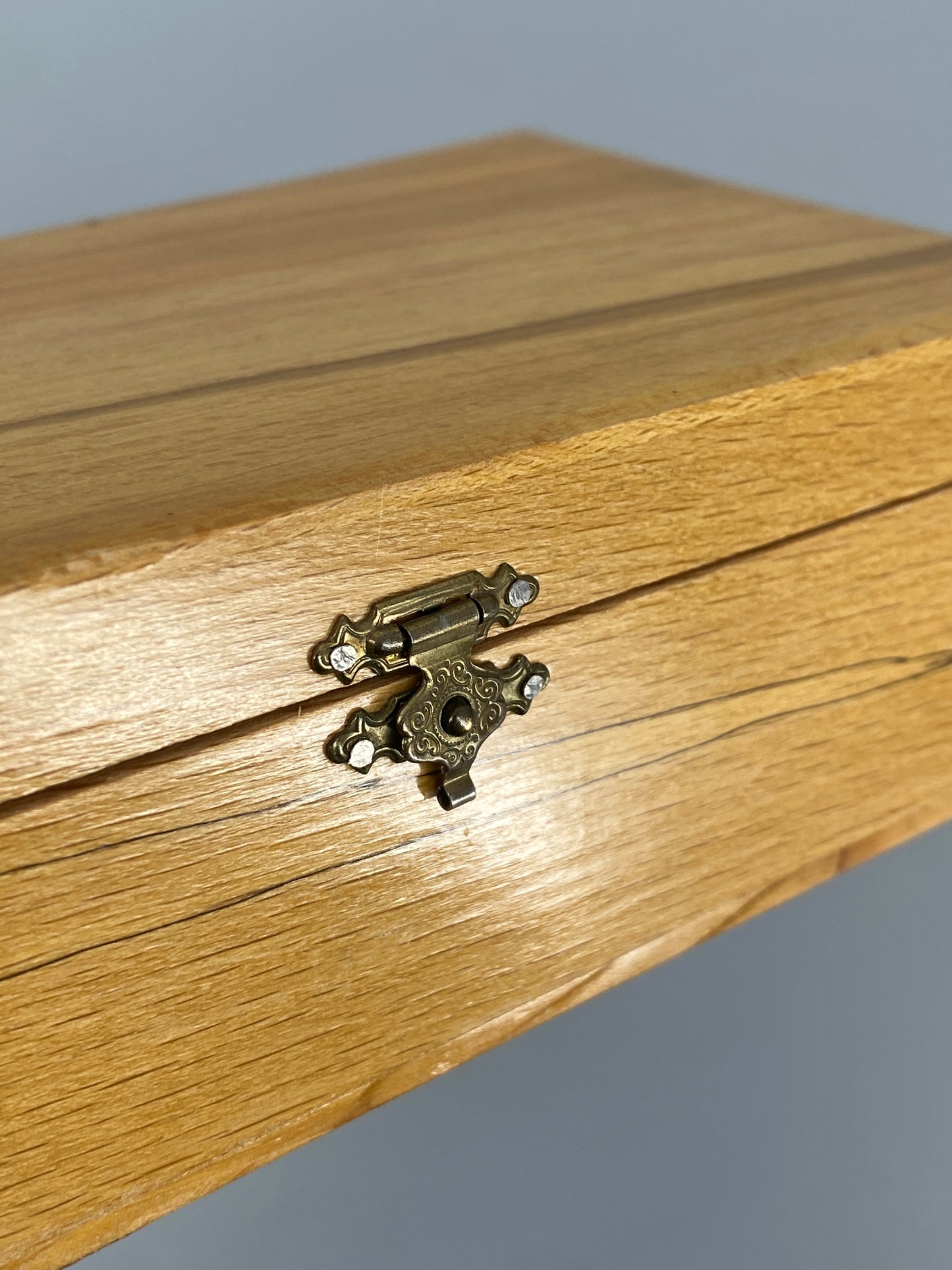 Vintage Set Schachfiguren in Schatulle, König 6,6 cm