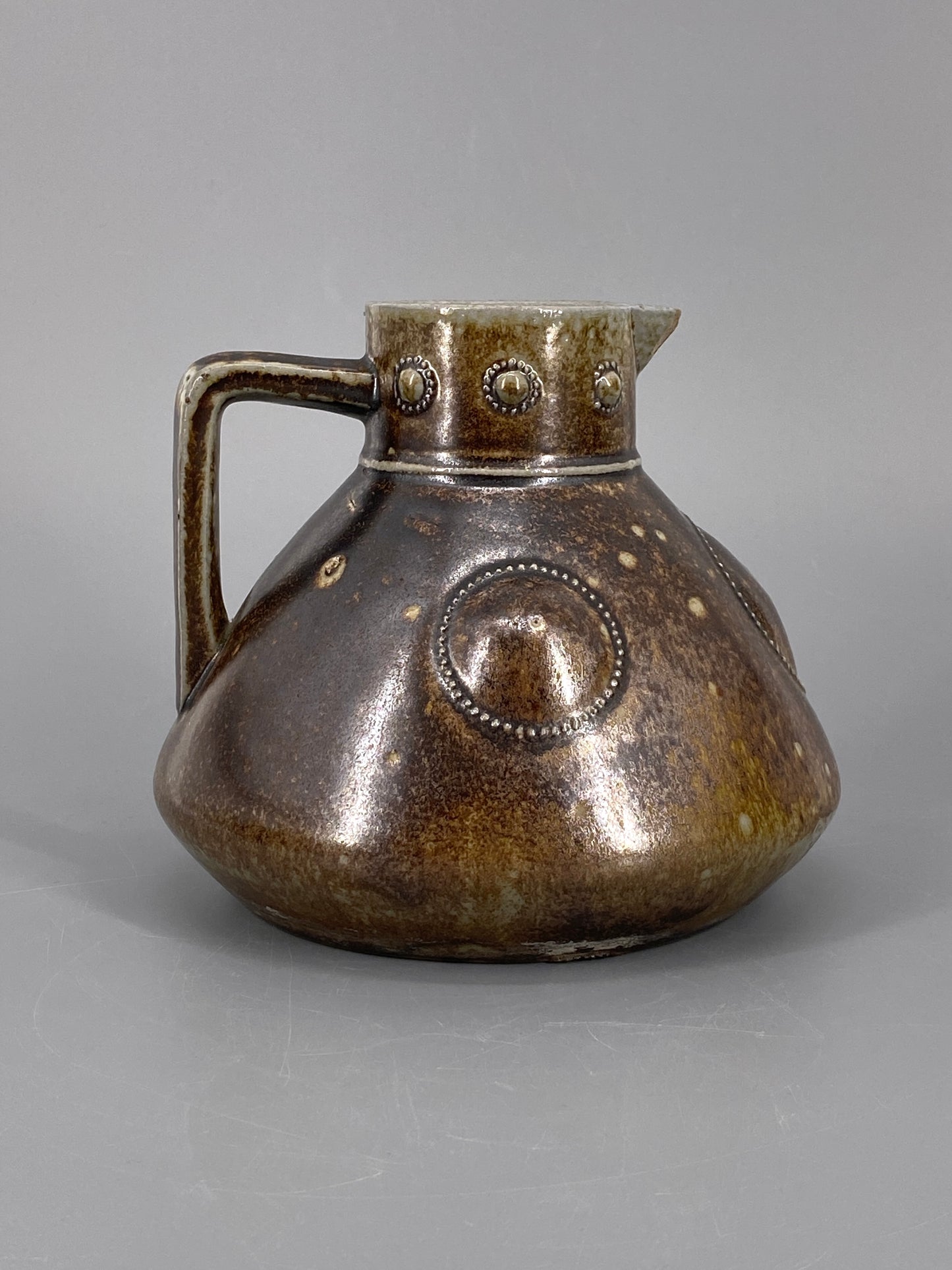 Brauner Studiokeramik Krug/Vase, 1937