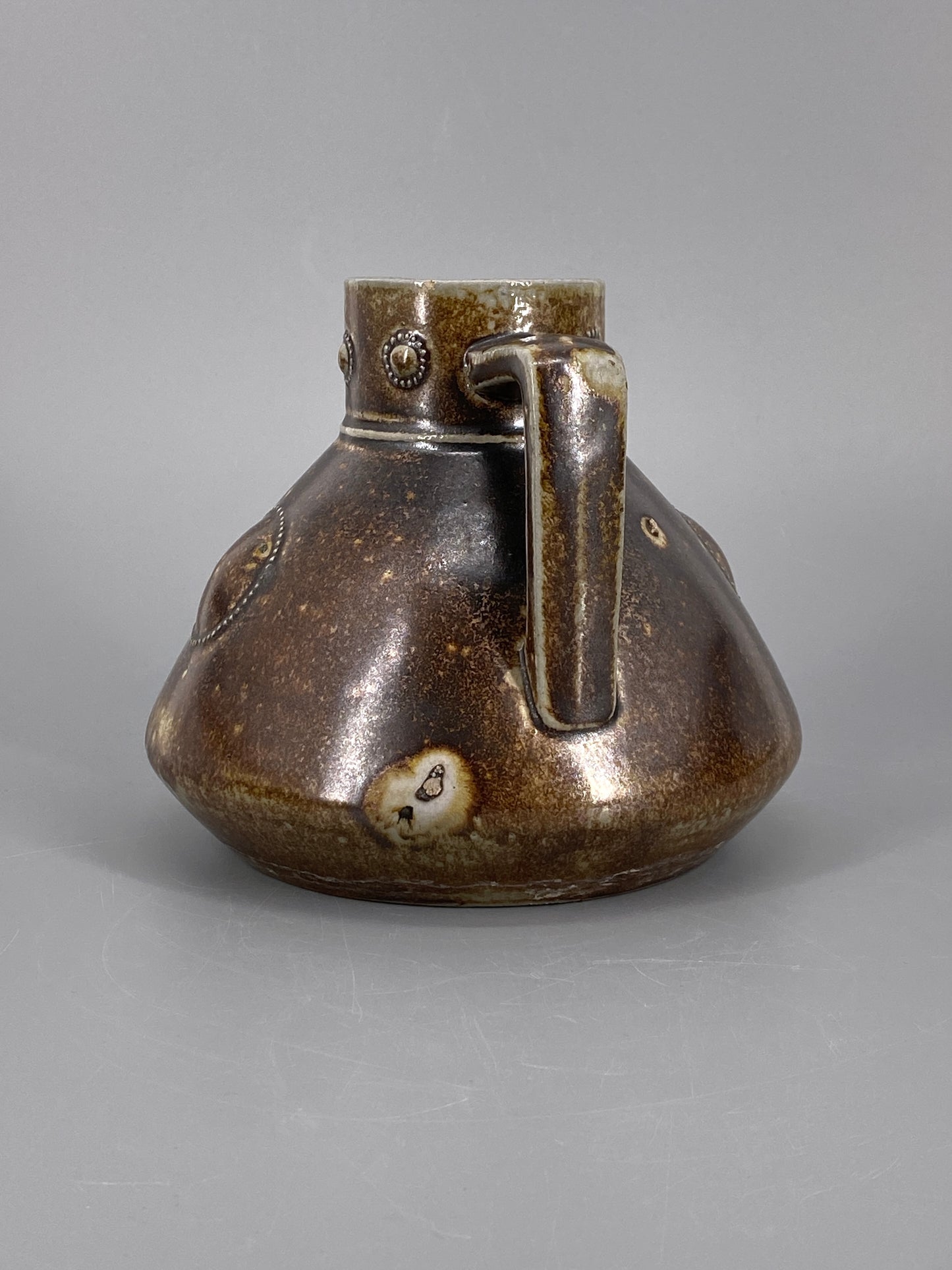 Brauner Studiokeramik Krug/Vase, 1937