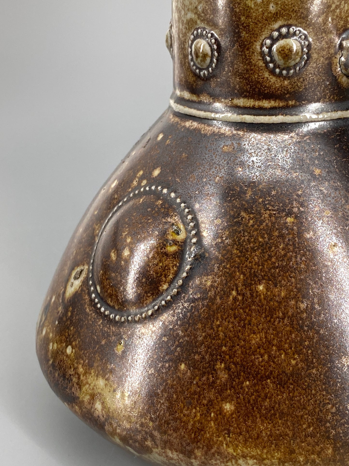 Brauner Studiokeramik Krug/Vase, 1937