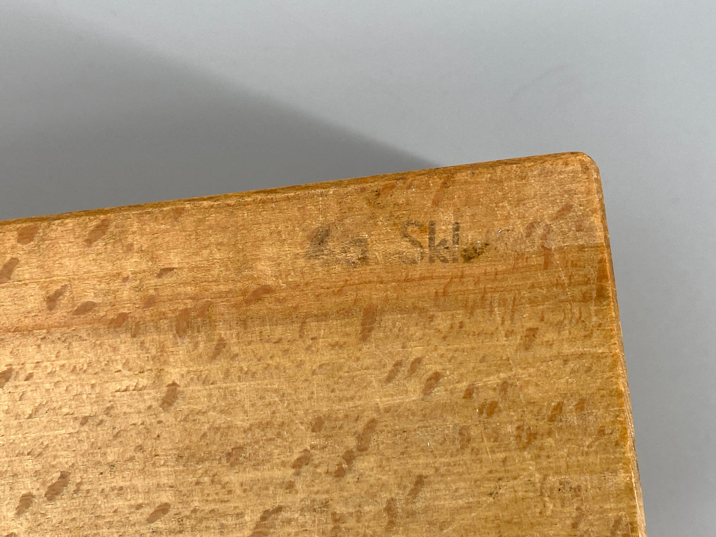 Schachfiguren in Schatulle aus der ersten Hälfte des zwanzigsten Jahrhundert, König 8 cm