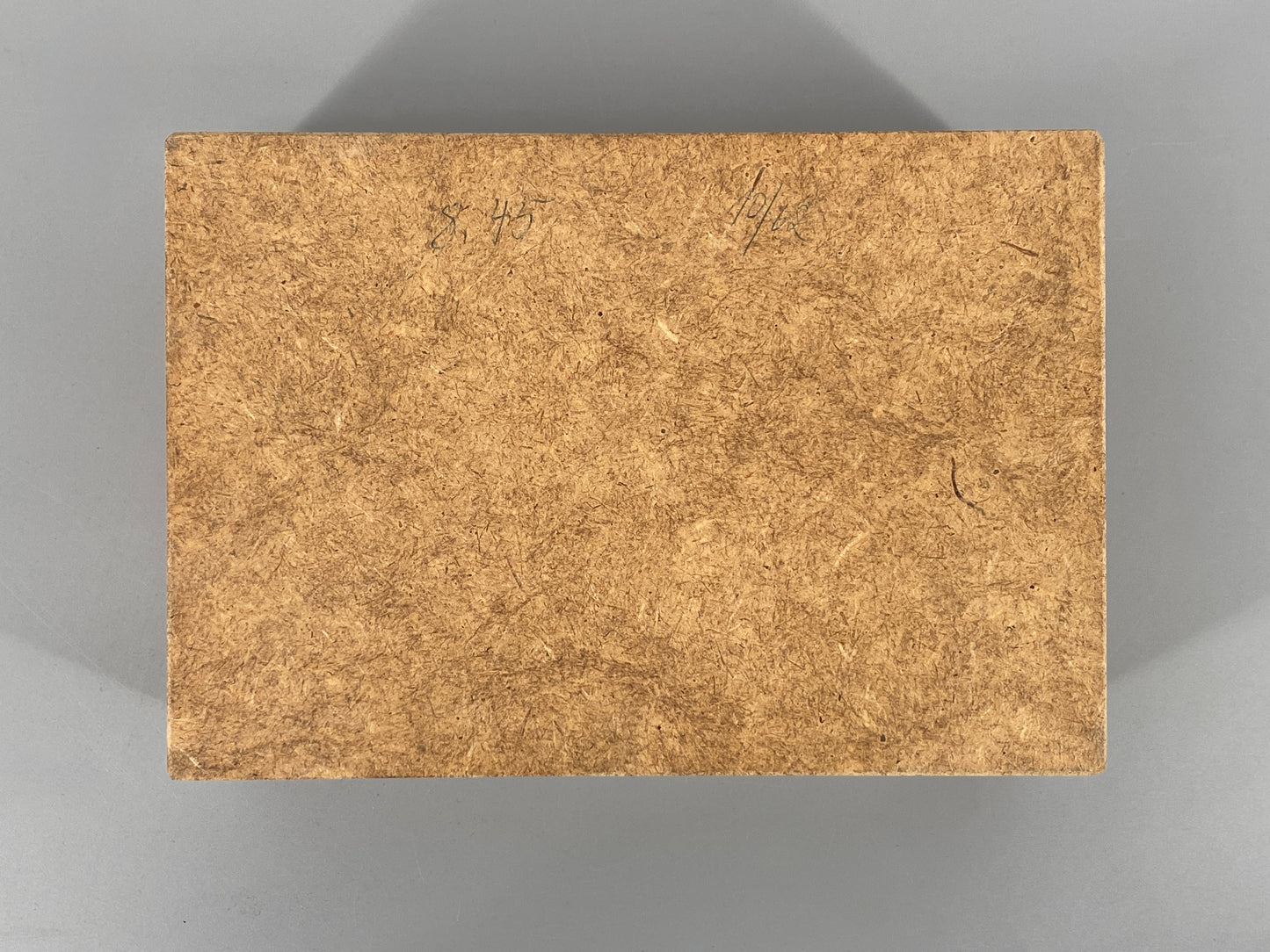 Vintage Spielsteine aus Holz in Schatulle, Durchmesser 2,5 cm