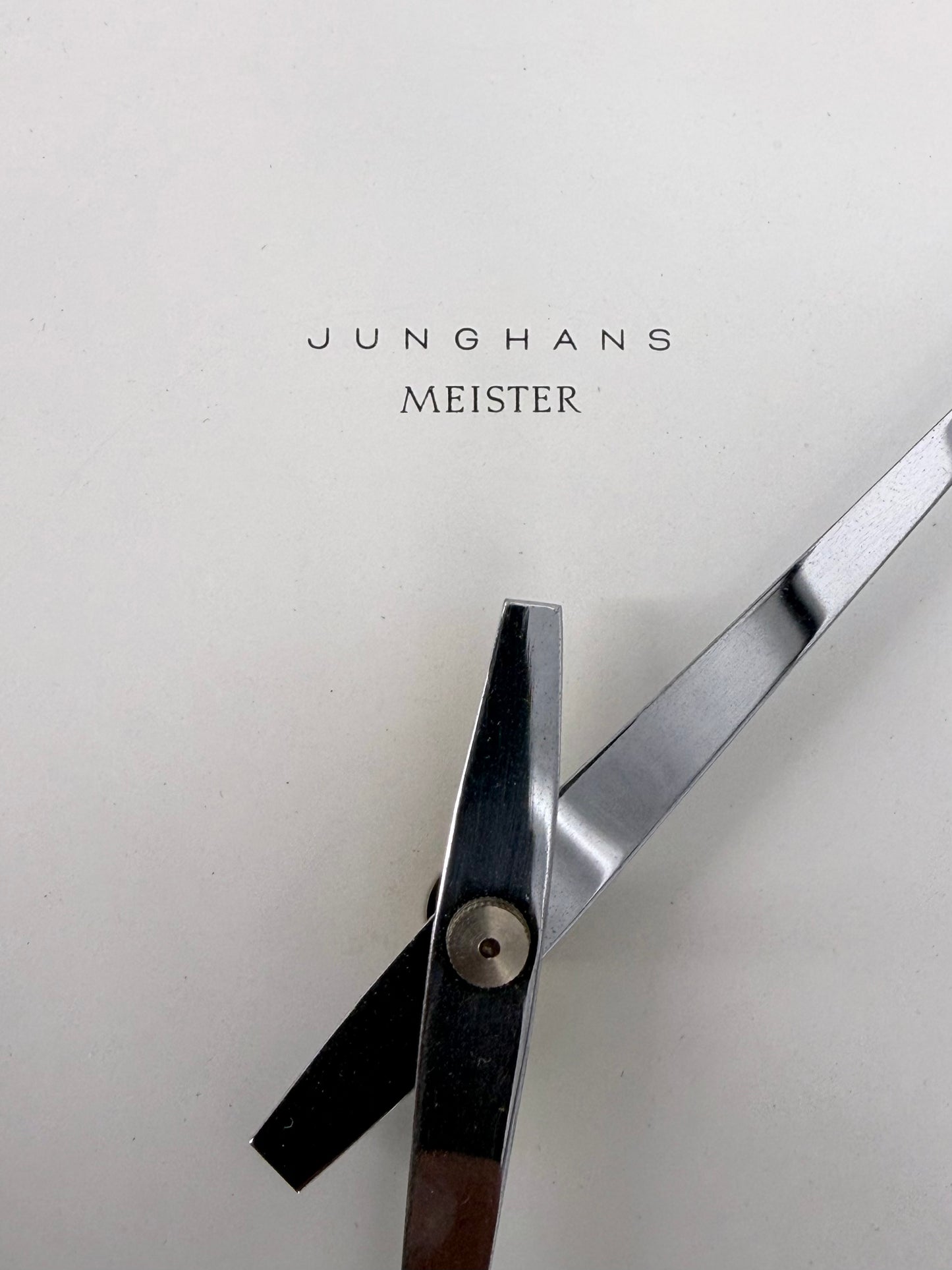 Mid Century Design Wanduhr Junghans Meister, Deutschland um 1960