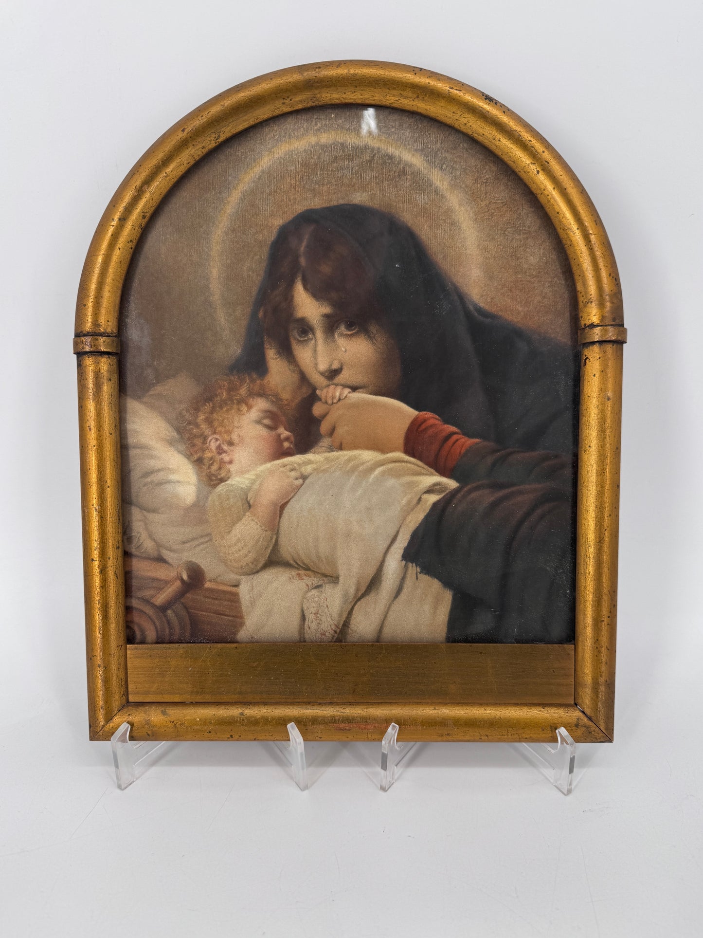 Hermann Kaulbach -  Weinende Madonna mit Kind