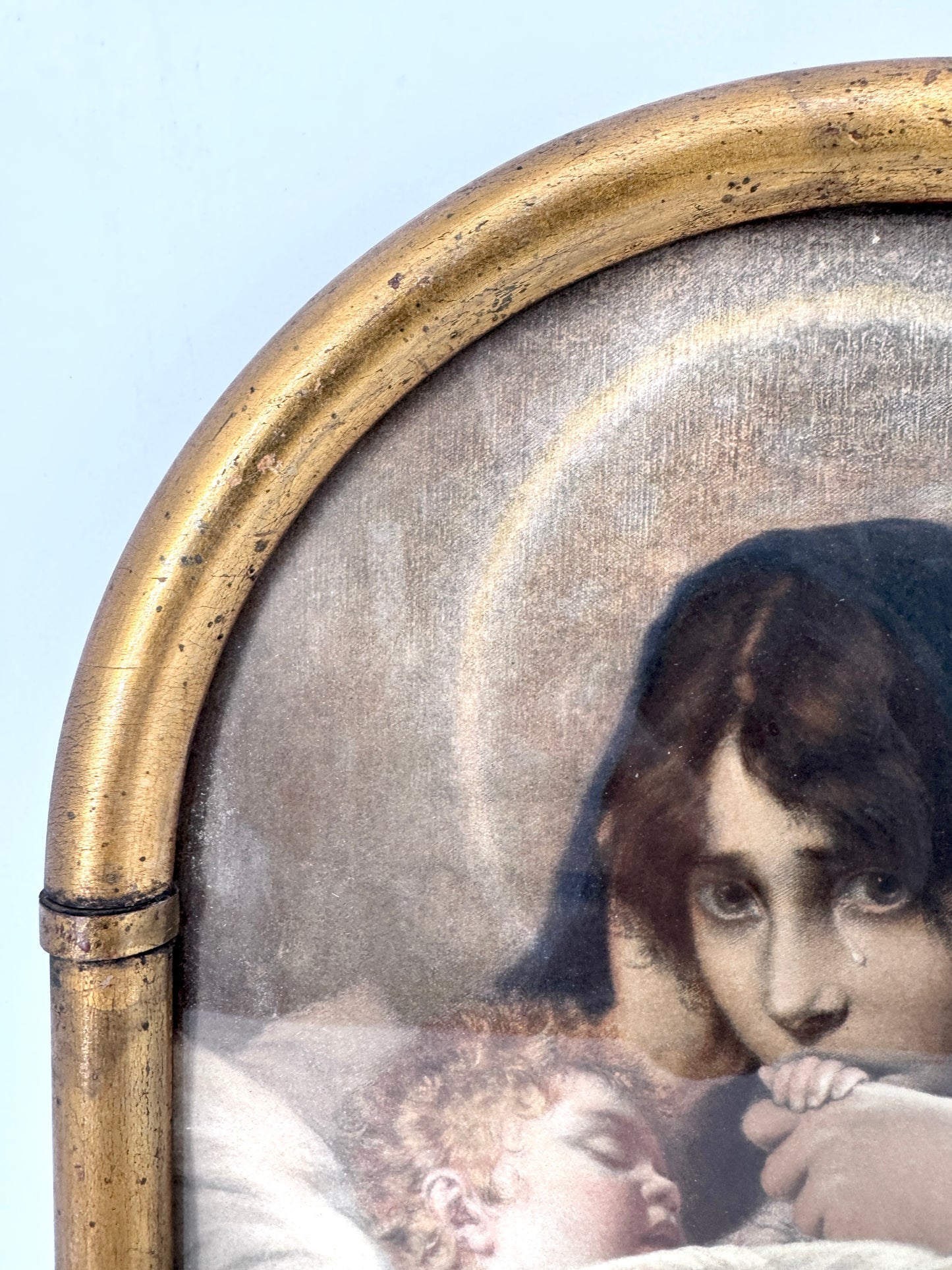 Hermann Kaulbach -  Weinende Madonna mit Kind