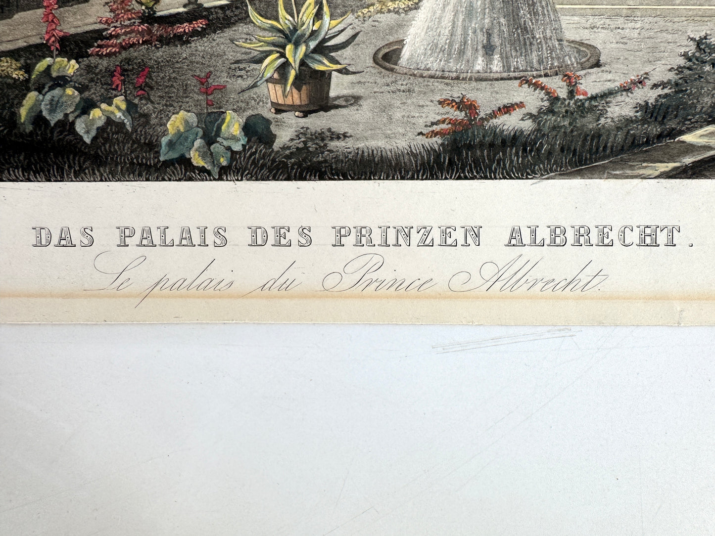 Das Palais des Prinzen Albrecht. Grafik, Berlin. Maron/Brohm