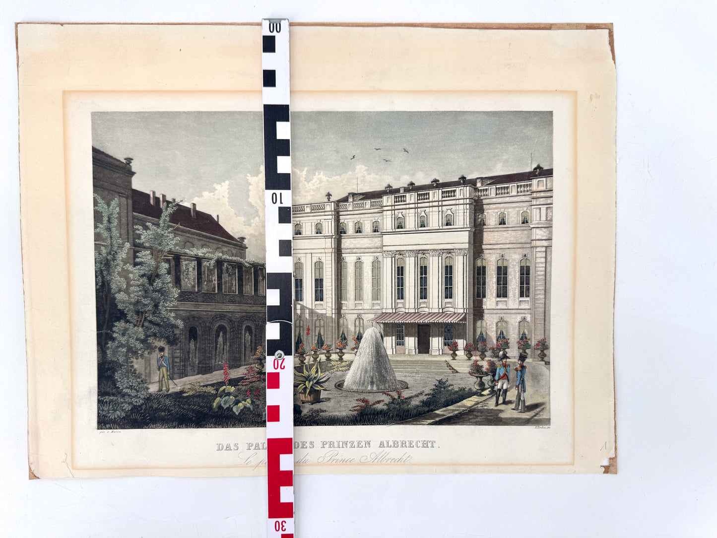 Das Palais des Prinzen Albrecht. Grafik, Berlin. Maron/Brohm