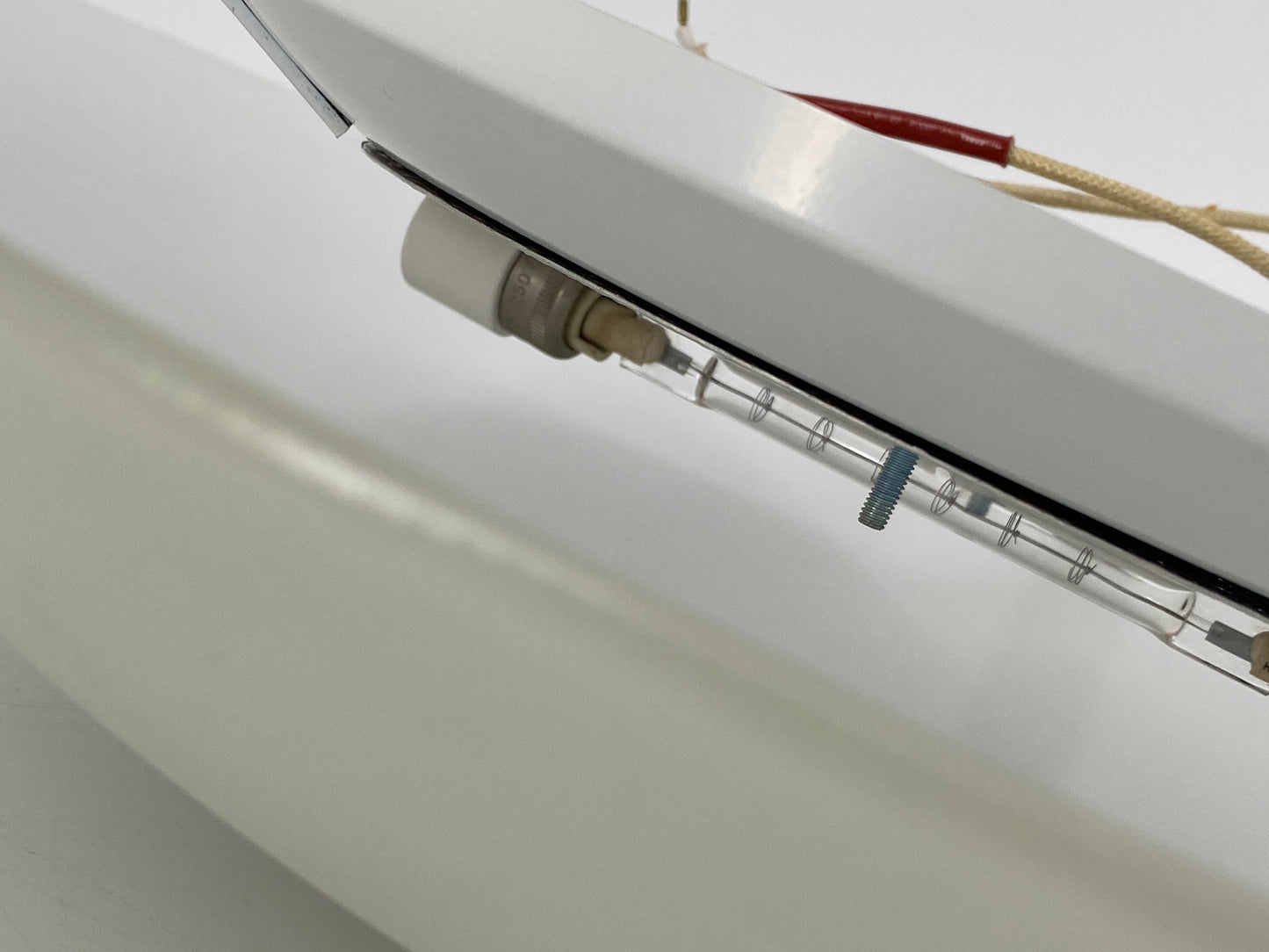 Plafoniere mit Satin-Glasschale von GUTI´S S.L. 1980er