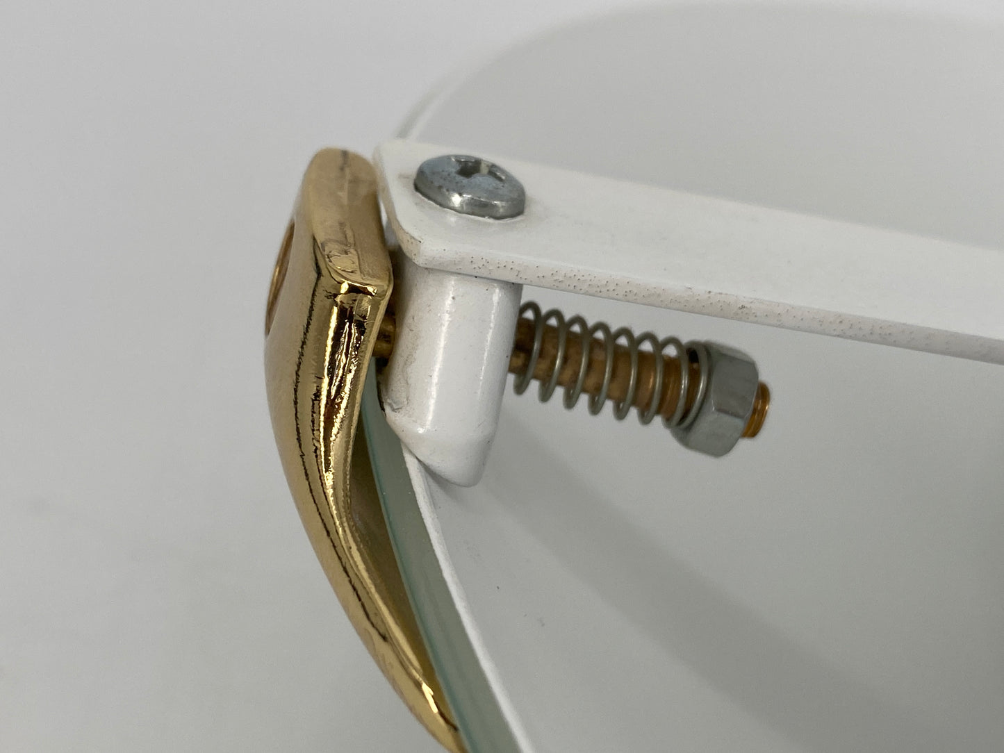 Plafoniere mit Satin-Glasschale von GUTI´S S.L. 1980er