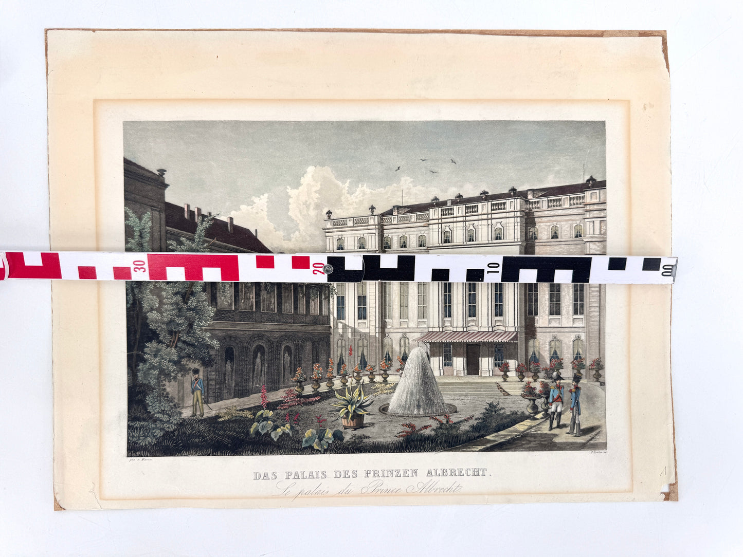 Das Palais des Prinzen Albrecht. Grafik, Berlin. Maron/Brohm
