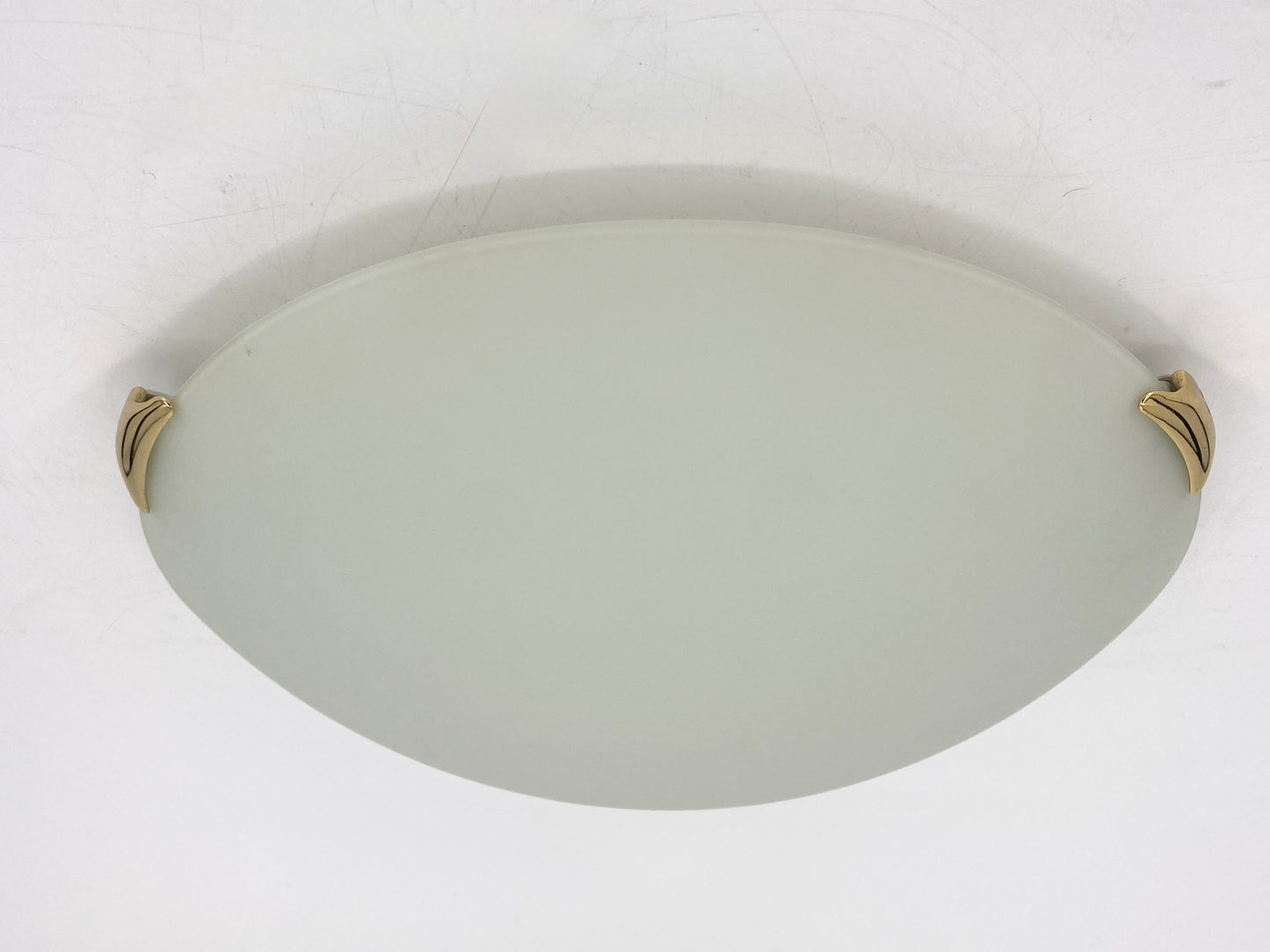 Plafoniere mit Satin-Glasschale von GUTI´S S.L. 1980er