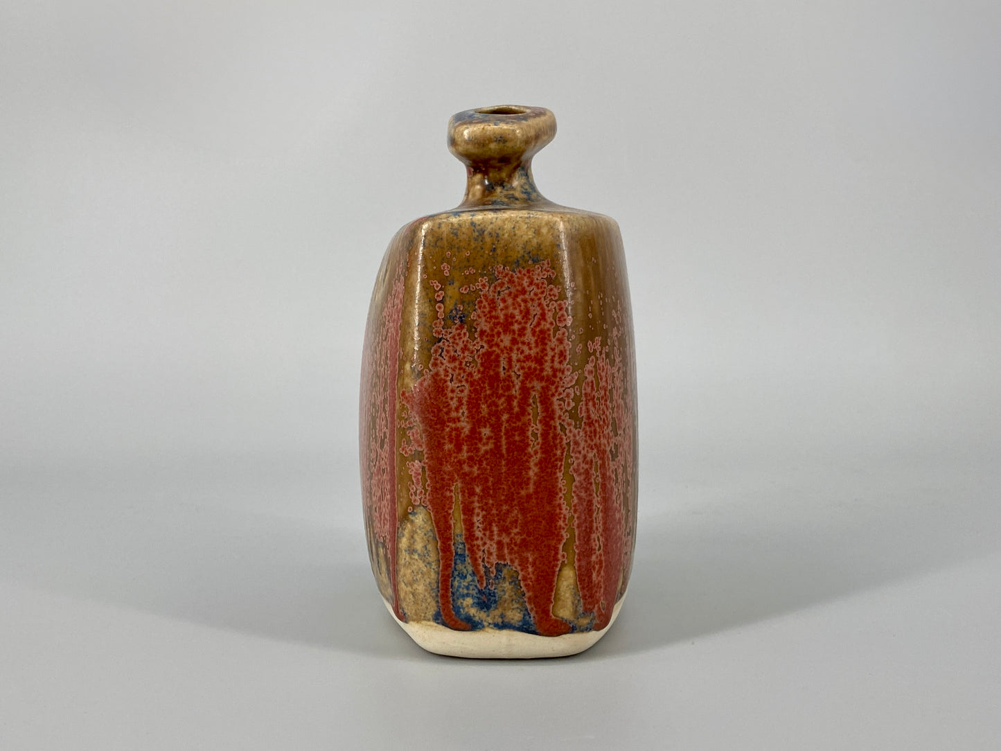 Asymmetrische Lava Studiokeramikvase, 1992